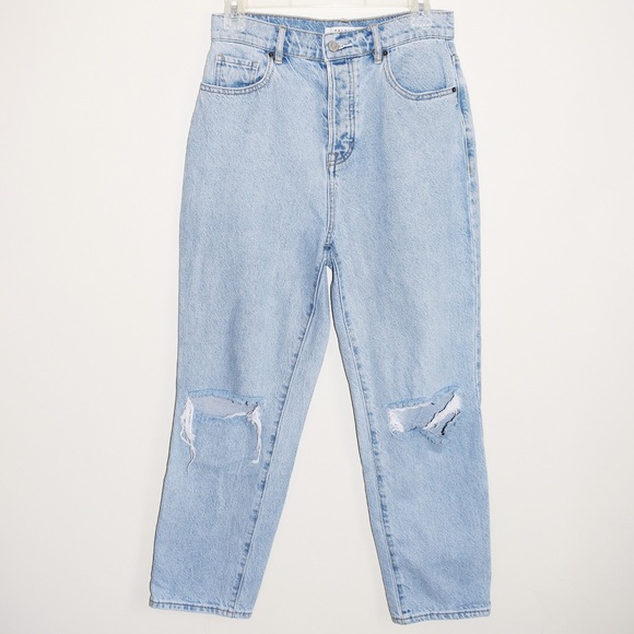 PacSun Ripped High Waisted Straight Leg Jeans - Picture 4 of 9